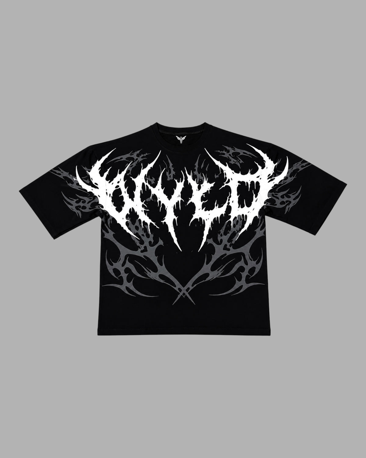 WYLD SIGNATURE BOXY TEE - Black
