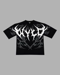 WYLD SIGNATURE BOXY TEE - Black